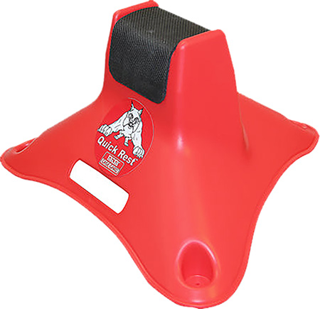 [026057361314] MTM Case-Gard QR30 Quick Rest  Rifle Red Plastic