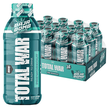 [810044576900] Redcon1 RC1TWRTDBB-12 Total War Ready to Drink Baja Bomb 12 Pack