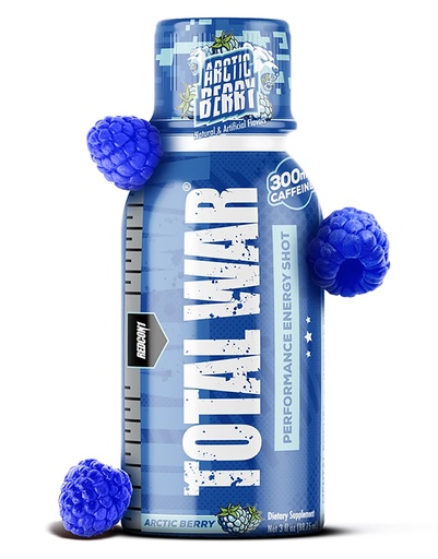 [810044577693] Redcon1 RC1TWSAB Total War Energy Shots Artic Berry 12 Pack