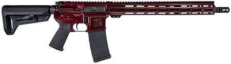 [810105512892] Shark Coast Tactical 300-040-1000-00 Blaze  5.56 NATO 30+1 16" Black Nitride Threaded Barrel, Red Blaze Cerakote Picatinny Rail Aluminum Receiver, Magpul SL-K Black Polymer Stock, Black Polymer Grip