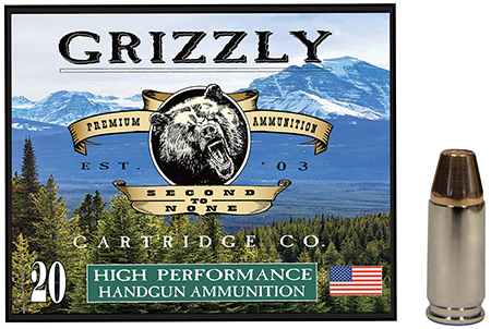 [815152016720] Grizzly Ammo GC9M+P2   9mm+P 147gr Full Metal Jacket Flat Point 20 Per Box/10 Case