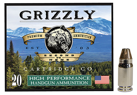 [815152012142] Grizzly Ammo GC357S2   357Sig 90gr Jacketed Hollow Point 20 Per Box/10 Case