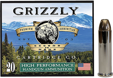[815152011404] Grizzly Ammo GC357M9   357Mag 148gr Jacketed Hollow Point 20 Per Box/10 Case