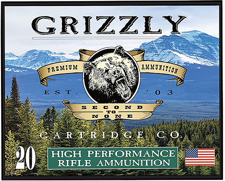 [815152015266] Grizzly Ammo GC357M15   357Mag 148gr Full Metal Jacket Flat Point 20 Per Box/10 Case