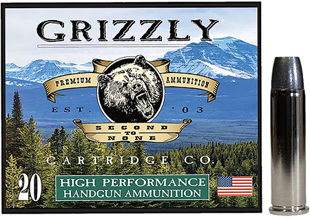 [815152011435] Grizzly Ammo GC357M14   357Mag 200gr Wide Long Nose Gas Check 20 Per Box/10 Case