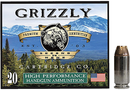 [815152011169] Grizzly Ammo GC4SW4   40S&W 180gr Jacketed Hollow Point 20 Per Box/10 Case