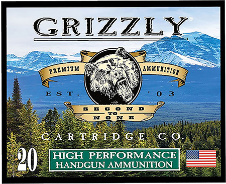 [815152014962] Grizzly Ammo GC10M6   10mmAuto 165gr Jacketed Hollow Point 20 Per Box/10 Case