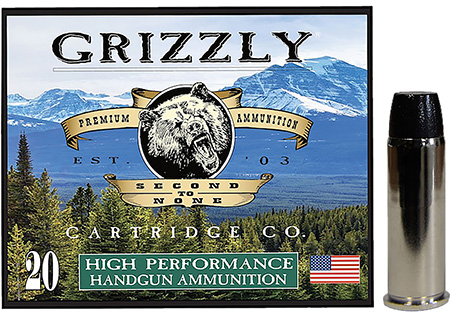 [815152013804] Grizzly Ammo GC44M9   44RemMag 260gr Wide Flat Nose Gas Check 20 Per Box/10 Case