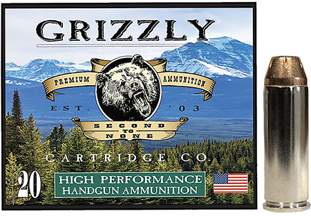 [815152010162] Grizzly Ammo GC45C+P3   45Colt+P 225gr Jacketed Hollow Point 20 Per Box/10 Case