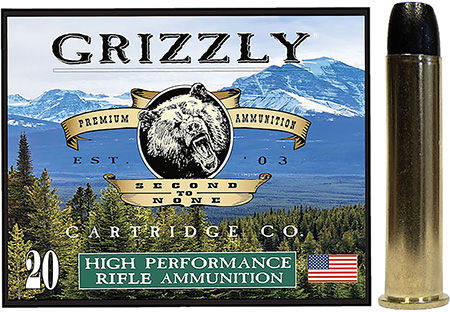 [815152016843] Grizzly Ammo GC45/701   45-70Gov 405gr Round Nose Flat Point 20 Per Box/10 Case