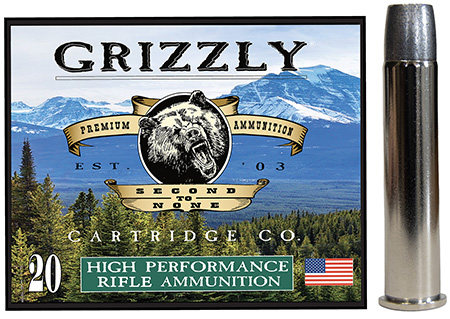 [815152010711] Grizzly Ammo GC45/70+P5   45-70Gov+P 405gr Wide Long Nose Gas Check 20 Per Box/10 Case