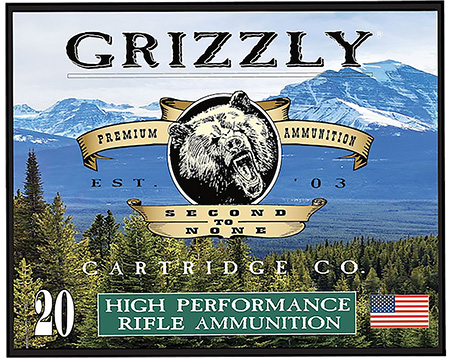 [815152011282] Grizzly Ammo GC45/70+P10   45-70Gov+P 525gr Full Metal Jacket Flat Point 20 Per Box/10 Case