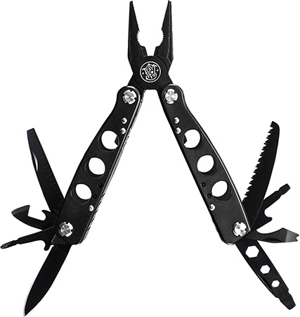 [028634706877] Smith  &  Wesson Knives SWMT1CP Multi-Tool  Black 6.50" Long Includes Case