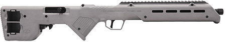 [813865029495] Desert Tech TRKRF2218GRY TREK-22  Gray Compact 22 LR 10+1 18" Free Floating Steel Barrel, Picatinny Rail Receiver, M-LOK Handguards, Fixed Polymer Stock, Suppressor Ready