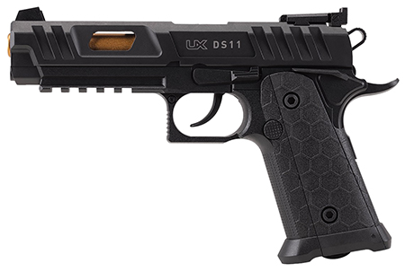 [723364521287] Umarex USA 2252128 DS11  CO2 177 BB 18+1 Bronze Barrel, Black Polymer Frame w/Picatinny Rail, Black Polymer Grips