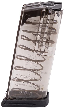[854094005164] ETS Group GLK26 Pistol Mags  10rd 9mm Luger Compatible w/ Glock 26 Gen1-5 Clear Polymer