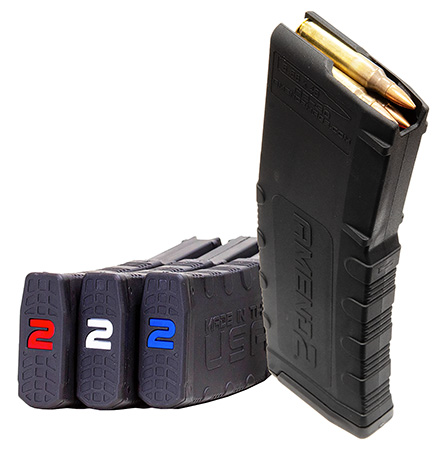 [682157980208] Amend2 3PACK556BLK30 MOD-2  30+1 5.56 NATO Fits AR-15 Red/White/Blue Polymer