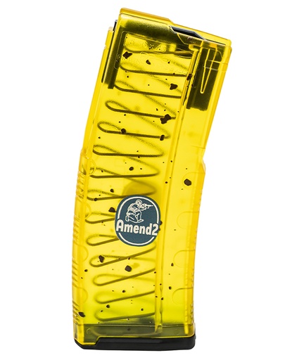 [850057645293] Amend2 556MODCBAN30 MOD-C Banana 30+1 5.56 NATO Fits AR-15 Yellow/Green Polymer