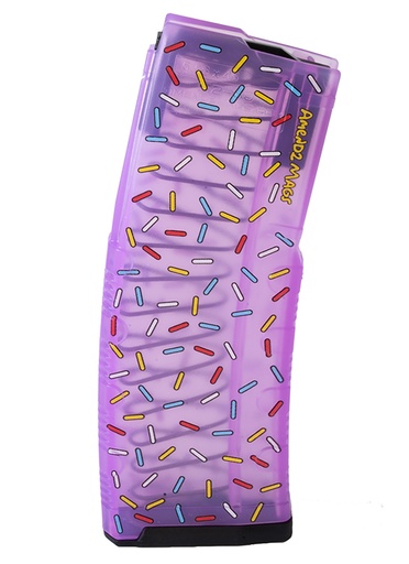 [799947620210] Amend2 556MODCSPR30 MOD-C  30+1 5.56 NATO Fits AR-15 Pink Sprinkles Polymer