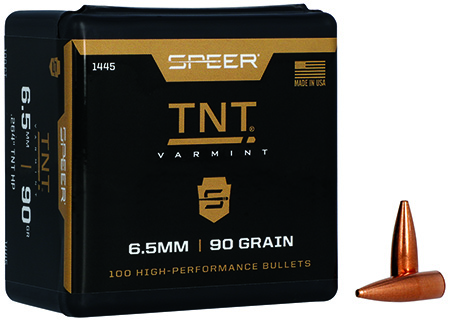 [076683014450] Speer 1445 TNT  6.5Creedmoor 90gr Jacketed Hollow Point 100 Per Box/5 Case
