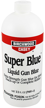 [029057134322] Birchwood Casey 13432 Super Blue Liquid 32 oz. Bottle