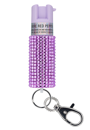 [023063107691] Sabre KRJLV02  Pepper Spray 25Bursts Compact Lavender Canister Includes Snap Clip