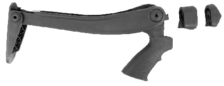 [758152549006] Advanced Technology MTF4900 Shotforce Shotgun Stock Marine Edition Top Folding Black Synthetic for Moss 12/20 GA, Rem 870 12 GA, Win 12/20 GA