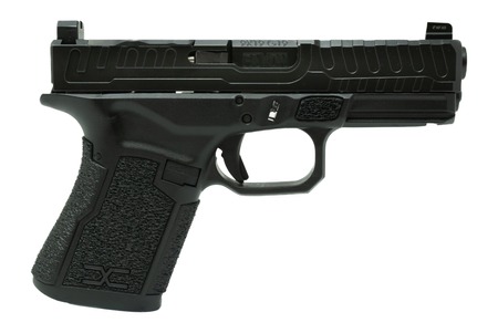 [816341028159] Faxon Firearms FX-19-P-02 FX-19 Patriot Gen 2 Compact Frame 9mm Luger 15+1 Black DLC Match Grade Barrel, Optic Cut/Serrated Slide, Polymer Frame w/Picatinny Rail, Angled Grip