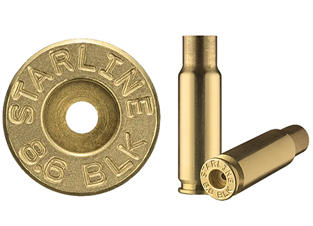 [810742029876] HSM 8.6BLKEUP-50  Unprimed Cases 8.6 Blackout Rifle Brass