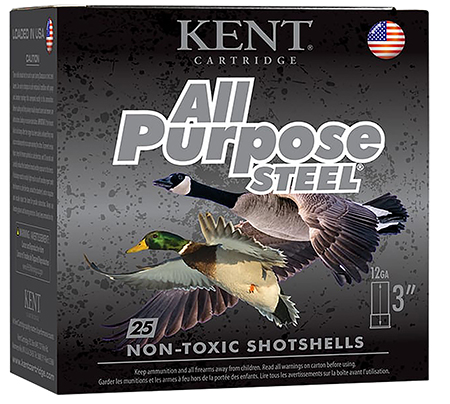 [656308111711] Kent Cartridge AP123S36-2   12Gauge 3" 1 1/4oz 2Shot 25 Per Box/10 Case