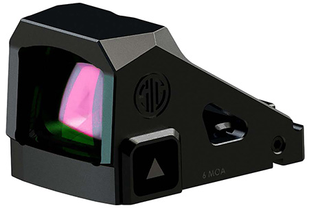 [798681725281] Sig Sauer Electro-Optics SORMDC60 Romeo-MDC Mini Daily Carry Black 1x26mm, 6 MOA Illuminated Red Dot Reticle