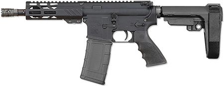 [842834125401] Rock River Arms BLK2132 LAR-15M  300 AAC Blackout 30+1 8" Black M-LOK Handguard, Black Aluminum Picatinny Rail Receiver, Black Polymer SB Tactical SBA3 Arm Brace, Black Hogue Rubber Grip