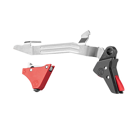[081950755745] TIMNEY ALPHA GLOCK 5-LARGE-RED GLK GEN5