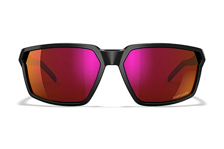 [712316023733] Wiley X AC6SRA06 Sierra  M/L Red Mirror Lens Polycarbonate Gloss Black Frame