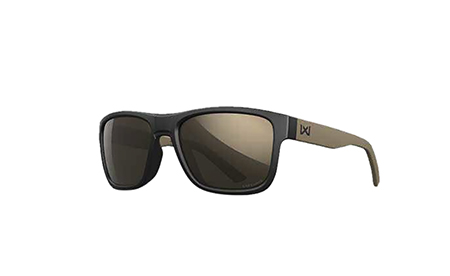 [712316091831] Wiley X AC6OVN14 Ovation  Tungsten Mirror Lens Polycarbonate Matte Black w/ Tan Frame