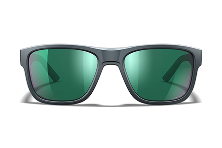 [712316091855] Wiley X AC6OVN17 Ovation  Green Mirror Lens Dark Gray Frame