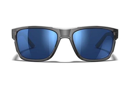 [712316091862] Wiley X AC6OFN19 Ovation  Blue Mirror Lens Dark Gray Frame