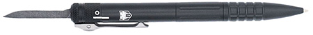 [753389273120] CobraTec Knives CNCOTFPBLKGEN2 Tactical Pen Gen II Black Aluminum D2 Steel Blade, Includes Pocket Clip