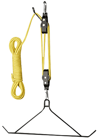 [021291006458] Hunters Specialties HS-00645C  4:1 Lift System Black/Yellow 600 lbs Weight Capacity
