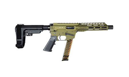 [856169007936] FREEDOM ORDNANCE FX9P8S-ODG FX9P  9mm Luger 31+1 8" OD Green