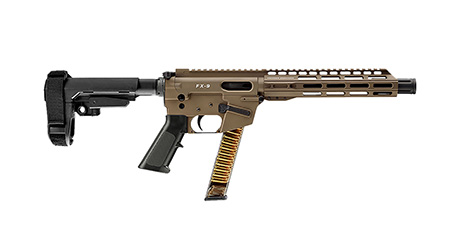[856169007813] FREEDOM ORDNANCE FX9P10S-FDE FX9P  9mm Luger 31+1 10" Flat Dark Earth