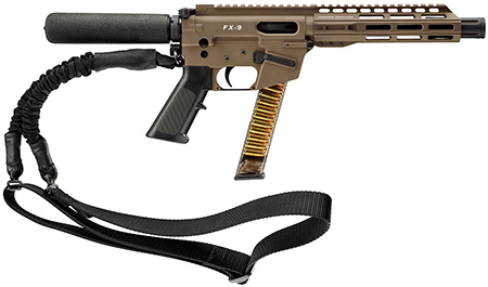 [856169007479] FREEDOM ORDNANCE FX9P8T-FDE FX9P  9mm Luger 31+1 8" Flat Dark Earth Synthetic Pistol Tube