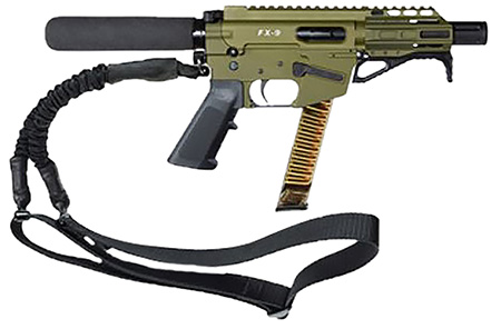 [856169007660] FREEDOM ORDNANCE FX9P4T-ODG FX9P  9mm Luger 31+1 4" OD Green Synthetic Pistol Tube