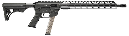 [856169007004] Freedom Ordance FX9R16 FX9R  9mm Luger 33+1 16" Black Anodized Barrel, Black Anodized Receiver w/Picatinny Rail, M-LOK Handguard, Leapers Adjustable Black Polymer Stock, B5 P Type Grip