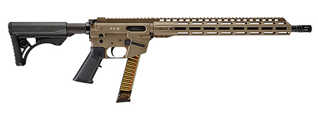 [856169007141] FREEDOM ORDNANCE FX9R16-FDE FX9R  9mm Luger 16" M-LOK Handguard B5 Grip