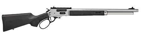 [022188900668] Smith  &  Wesson 14204 1854  45-70 Gov 6+1 20" Stainless Threaded Barrel, Stainless Steel Receiver w/Picatinny Rail, Fixed Black Synthetic Stock, Thread Protector
