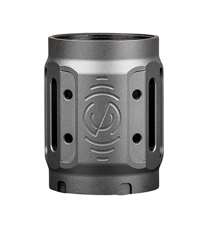 [816413028551] SilencerCo AC5449 Bravo MAAD Brake 2.0 Black Anodized Aluminum 2.11" OAL 1.68" Diameter