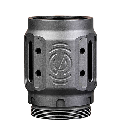 [816413028568] SilencerCo AC5451 Charlie MAAD Brake 2.0 Black Anodized Aluminum 2.23" OAL 1.68" Diameter