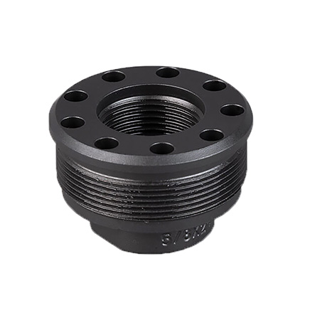 [817272011890] SilencerCo AC837 Alpha Direct Thread Mount Fits M18X1 Matte Black