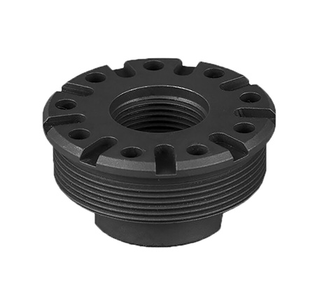 [817272011555] SilencerCo AC668 Bravo Direct Thread Mount Fits 3/4"x24 Matte Black